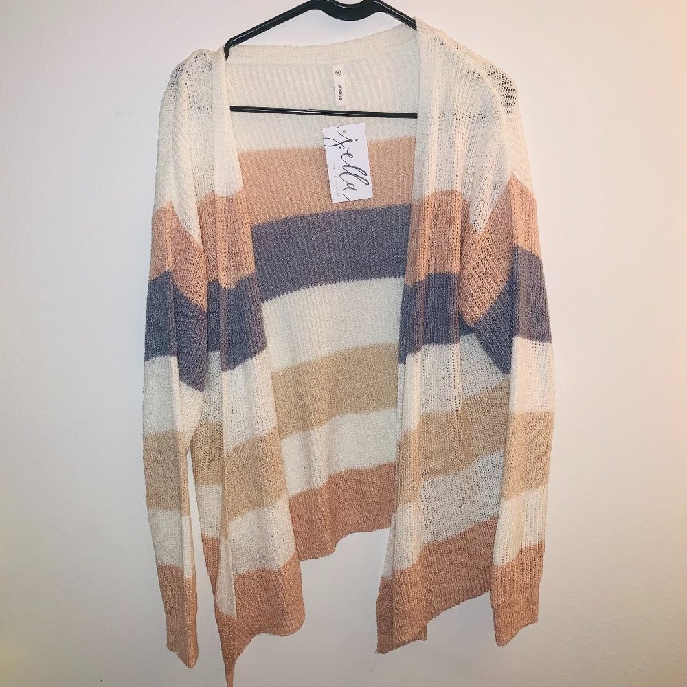 NEW Stripped Cardigan